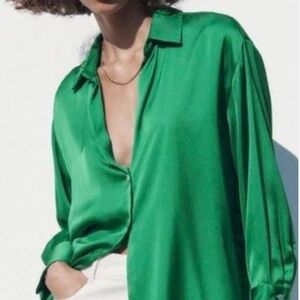 Elegant Green Women's Top